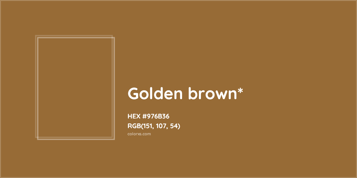 HEX #976B36 Color Name, Color Code, Palettes, Similar Paints, Images