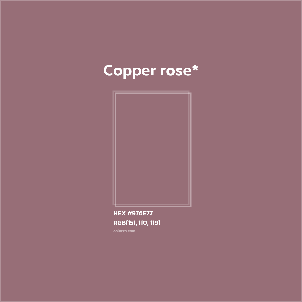 HEX #976E77 Color Name, Color Code, Palettes, Similar Paints, Images