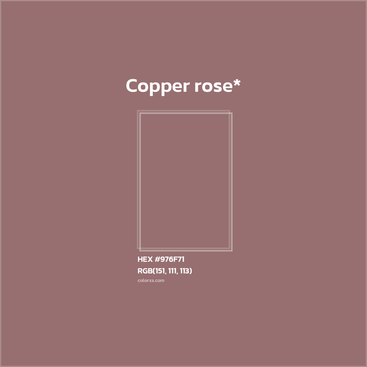 HEX #976F71 Color Name, Color Code, Palettes, Similar Paints, Images