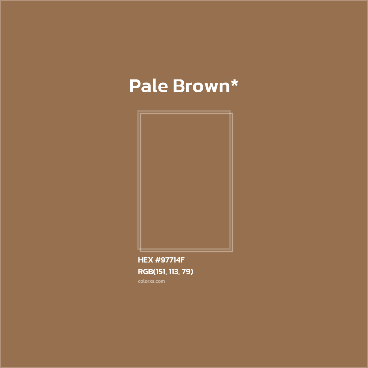 HEX #97714F Color Name, Color Code, Palettes, Similar Paints, Images