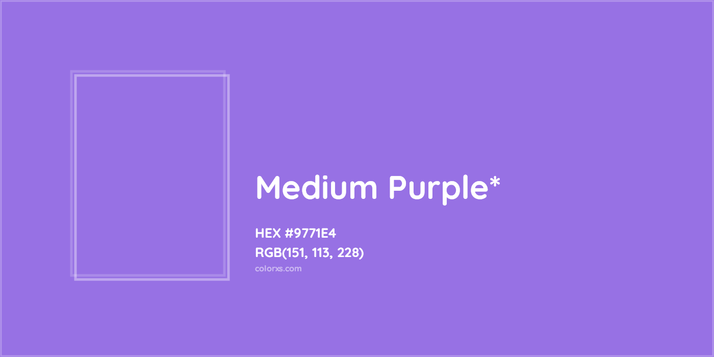 HEX #9771E4 Color Name, Color Code, Palettes, Similar Paints, Images