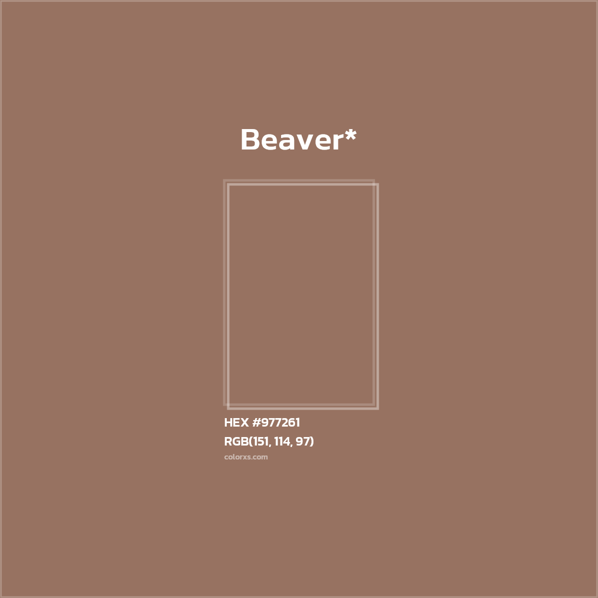 HEX #977261 Color Name, Color Code, Palettes, Similar Paints, Images