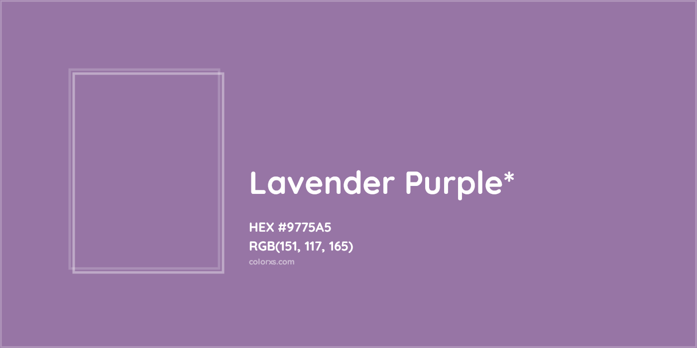 HEX #9775A5 Color Name, Color Code, Palettes, Similar Paints, Images
