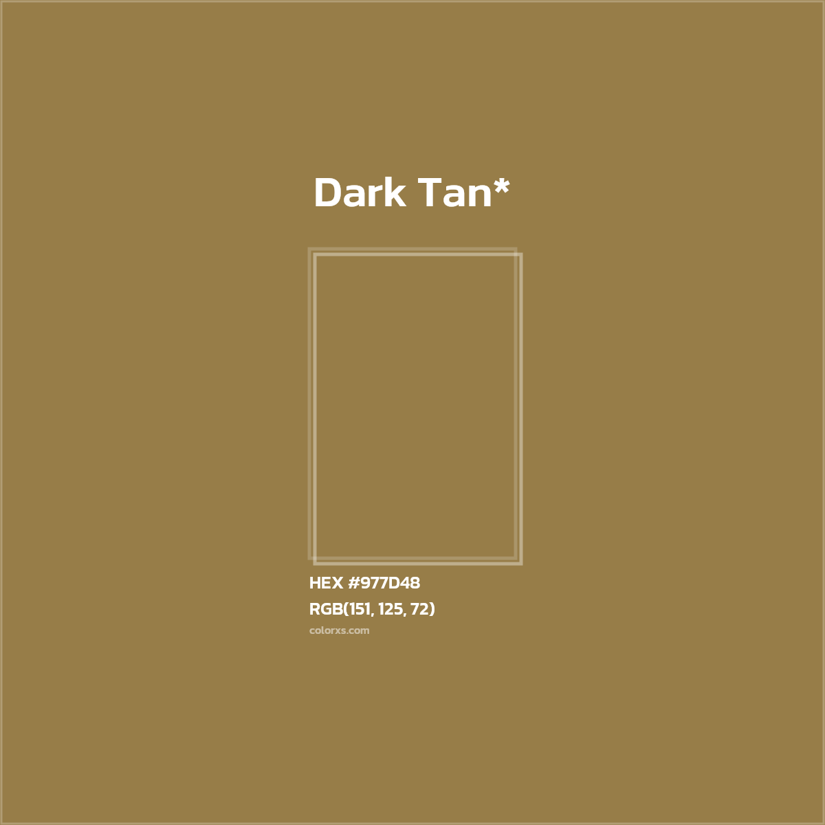 HEX #977D48 Color Name, Color Code, Palettes, Similar Paints, Images