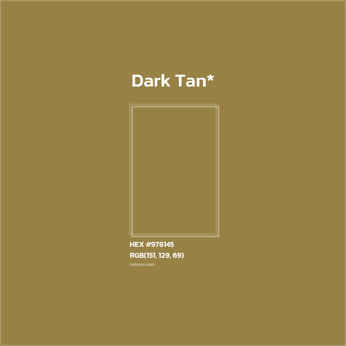 HEX #978145 Color Name, Color Code, Palettes, Similar Paints, Images
