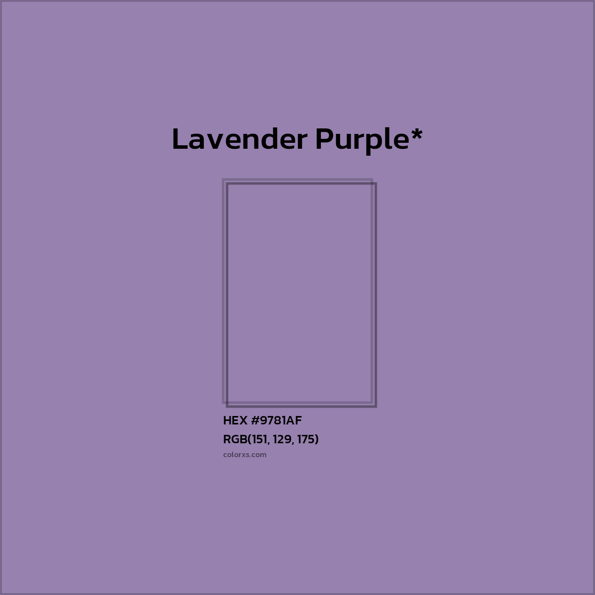 HEX #9781AF Color Name, Color Code, Palettes, Similar Paints, Images