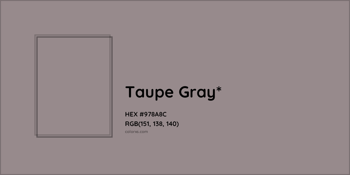 HEX #978A8C Color Name, Color Code, Palettes, Similar Paints, Images
