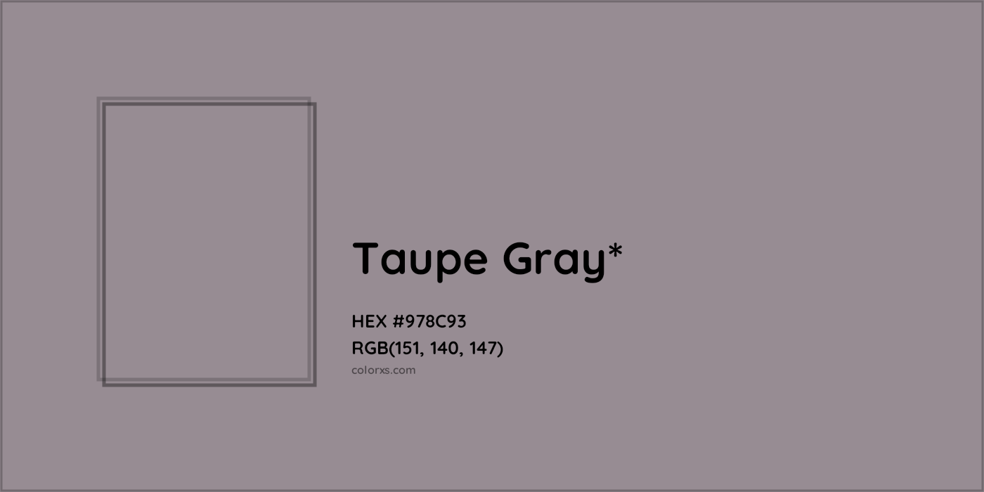 HEX #978C93 Color Name, Color Code, Palettes, Similar Paints, Images