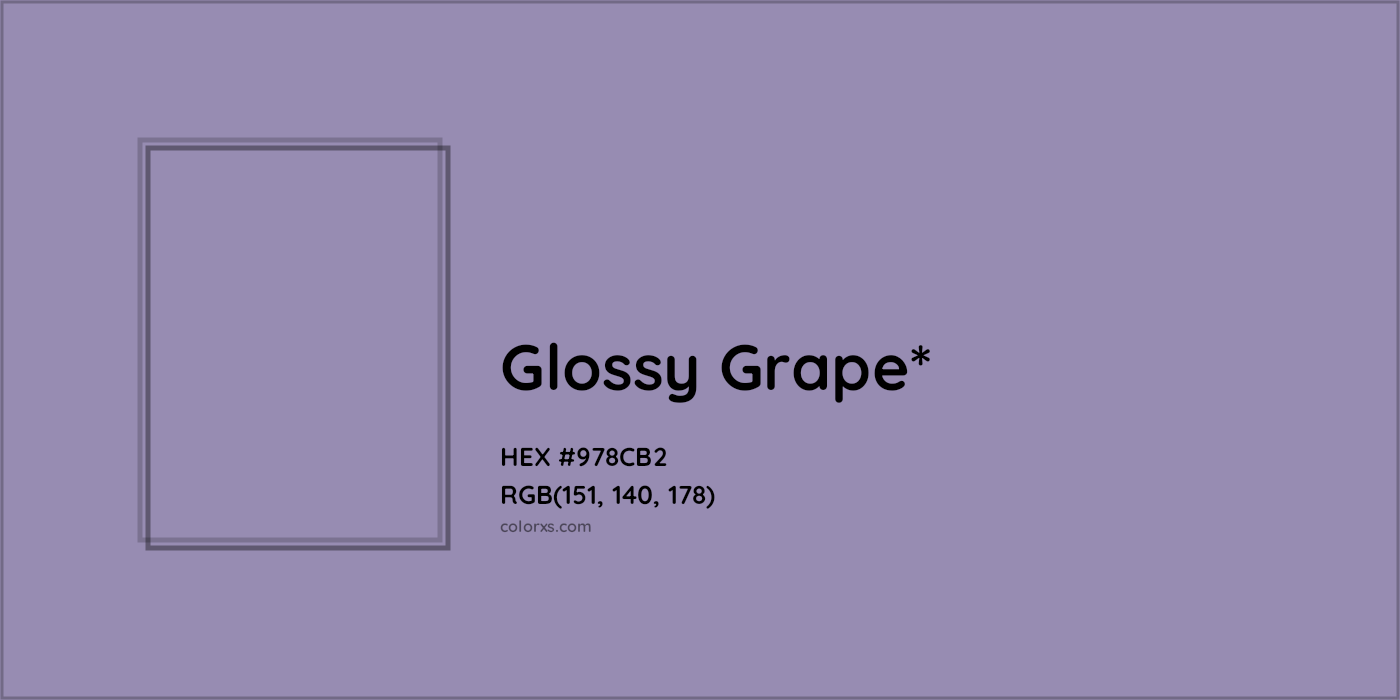 HEX #978CB2 Color Name, Color Code, Palettes, Similar Paints, Images
