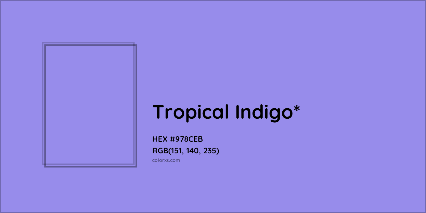 HEX #978CEB Color Name, Color Code, Palettes, Similar Paints, Images