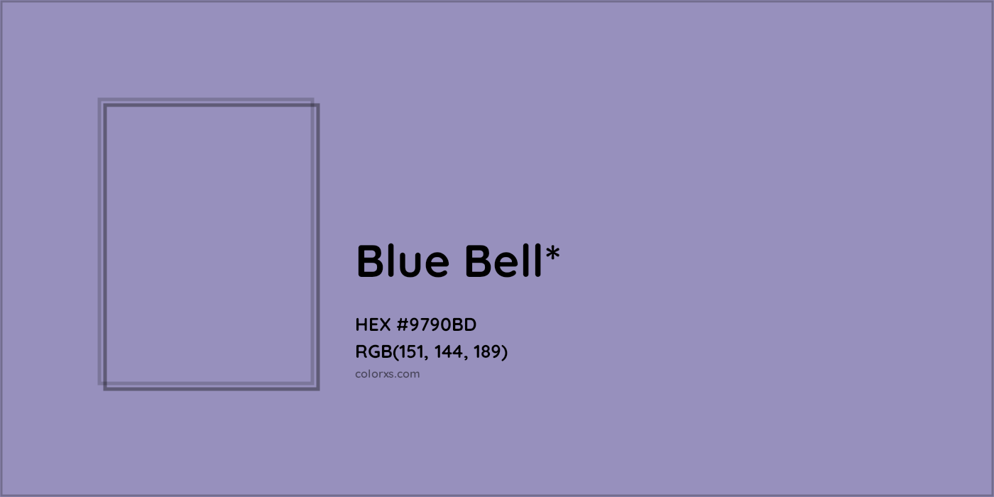 HEX #9790BD Color Name, Color Code, Palettes, Similar Paints, Images