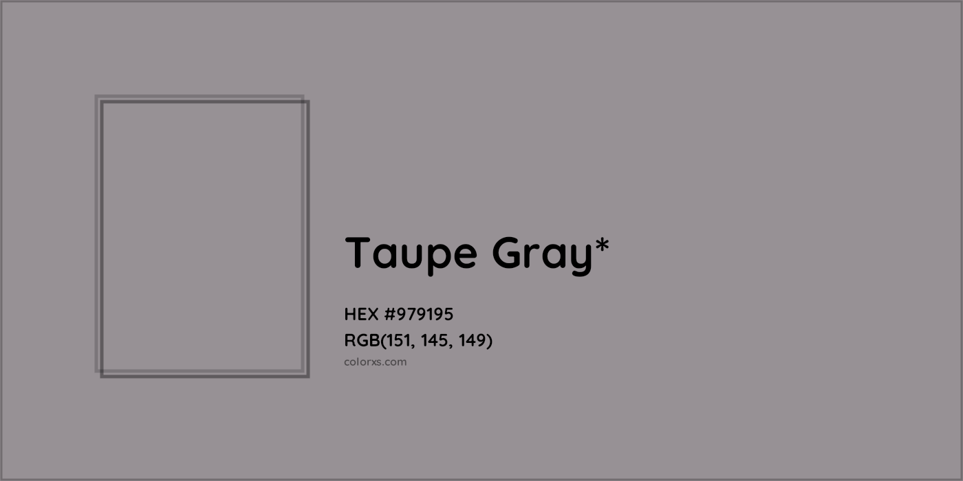 HEX #979195 Color Name, Color Code, Palettes, Similar Paints, Images