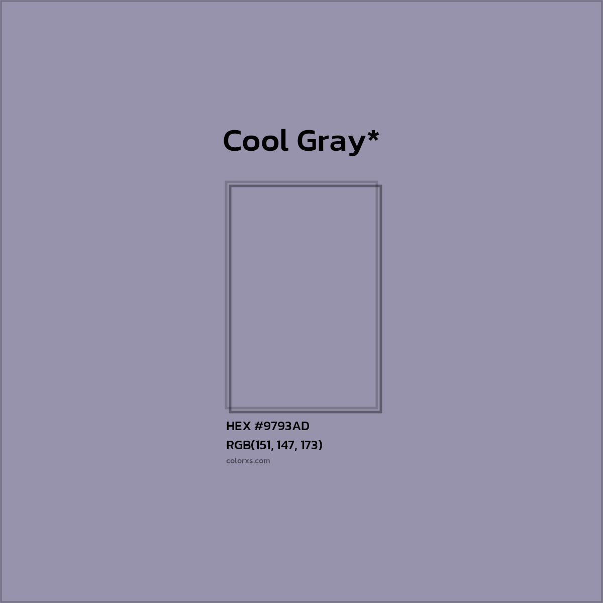 HEX #9793AD Color Name, Color Code, Palettes, Similar Paints, Images