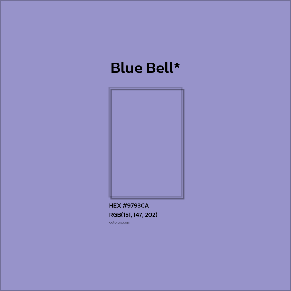 HEX #9793CA Color Name, Color Code, Palettes, Similar Paints, Images
