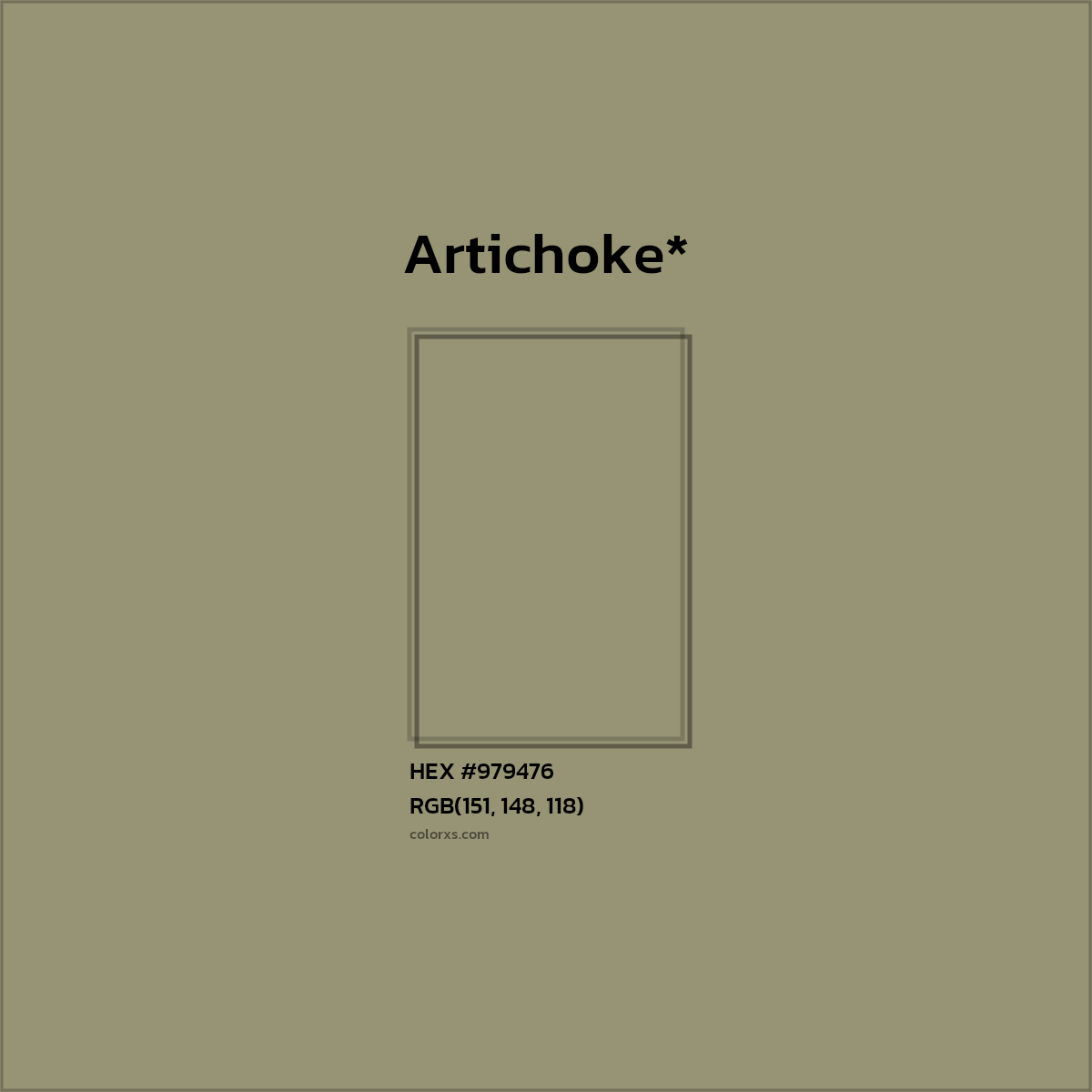 HEX #979476 Color Name, Color Code, Palettes, Similar Paints, Images