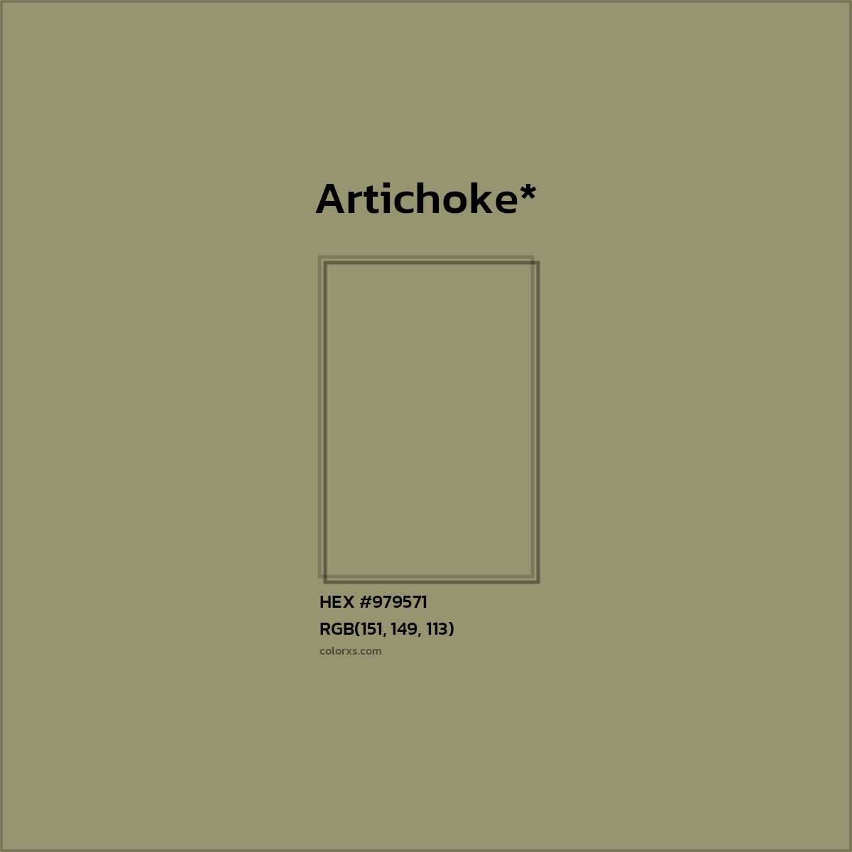 HEX #979571 Color Name, Color Code, Palettes, Similar Paints, Images