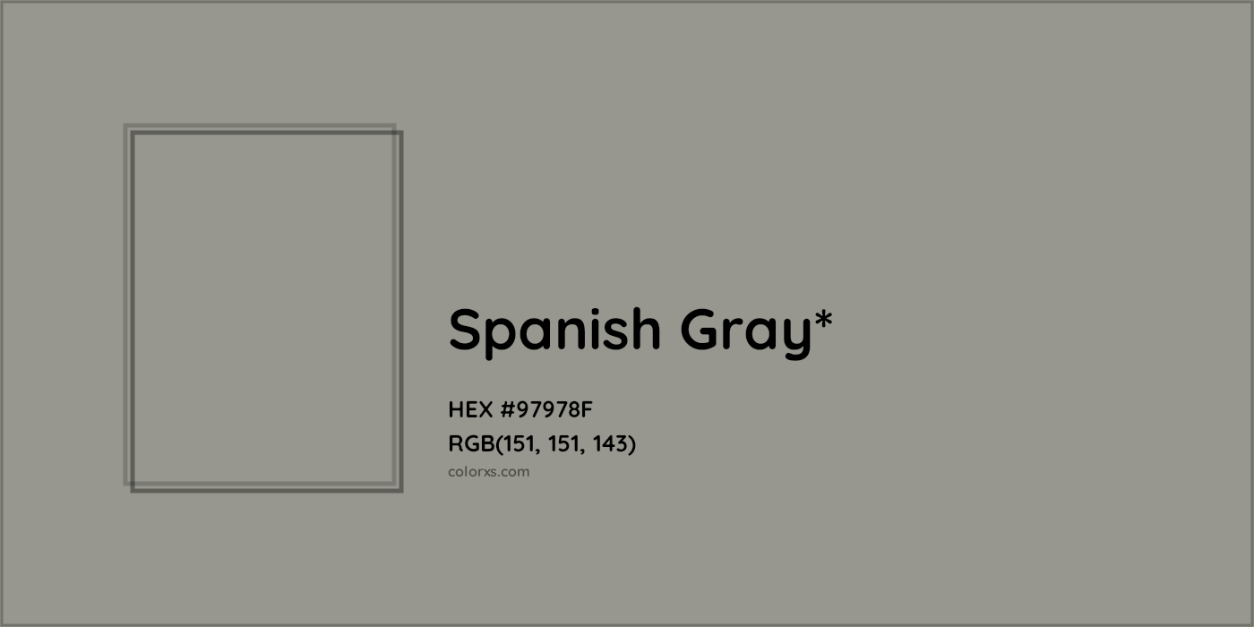 HEX #97978F Color Name, Color Code, Palettes, Similar Paints, Images