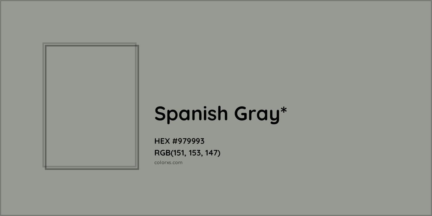 HEX #979993 Color Name, Color Code, Palettes, Similar Paints, Images