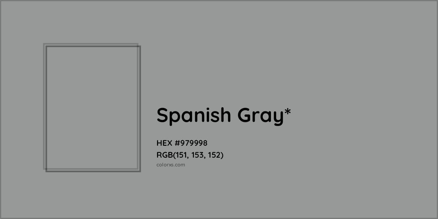 HEX #979998 Color Name, Color Code, Palettes, Similar Paints, Images