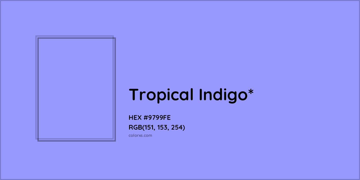 HEX #9799FE Color Name, Color Code, Palettes, Similar Paints, Images