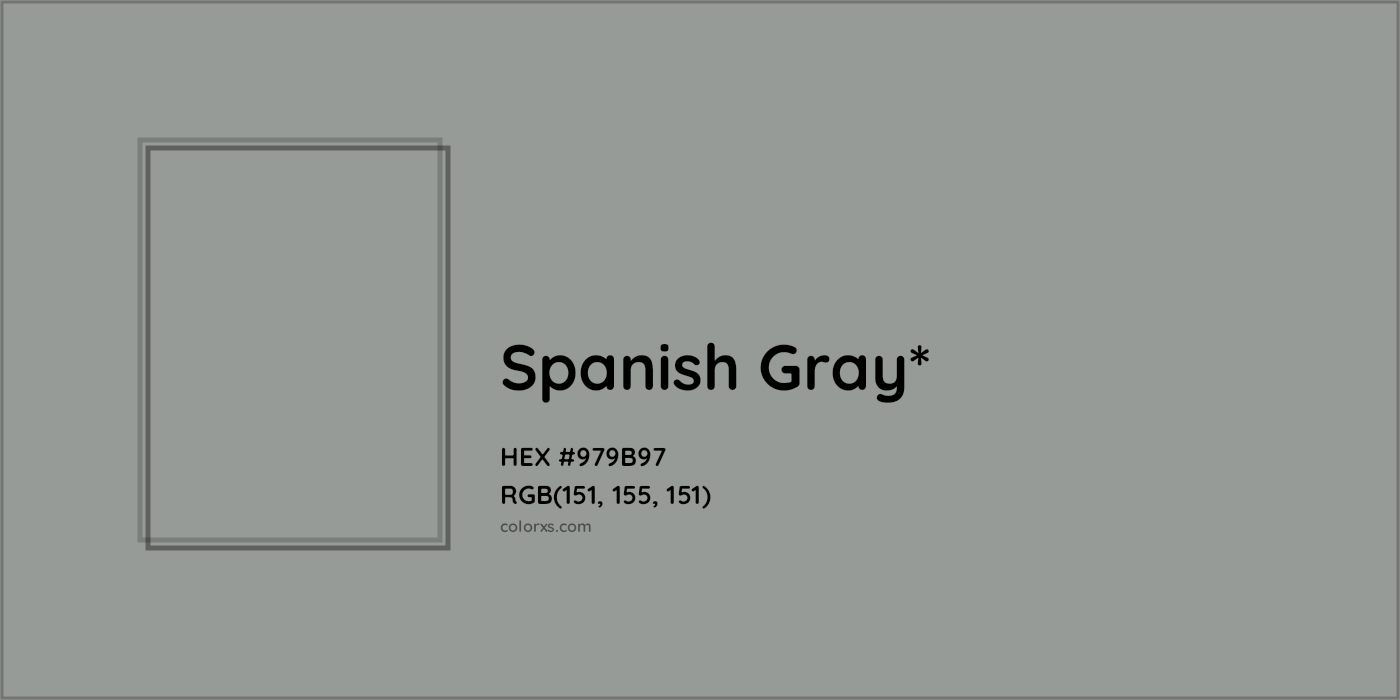 HEX #979B97 Color Name, Color Code, Palettes, Similar Paints, Images