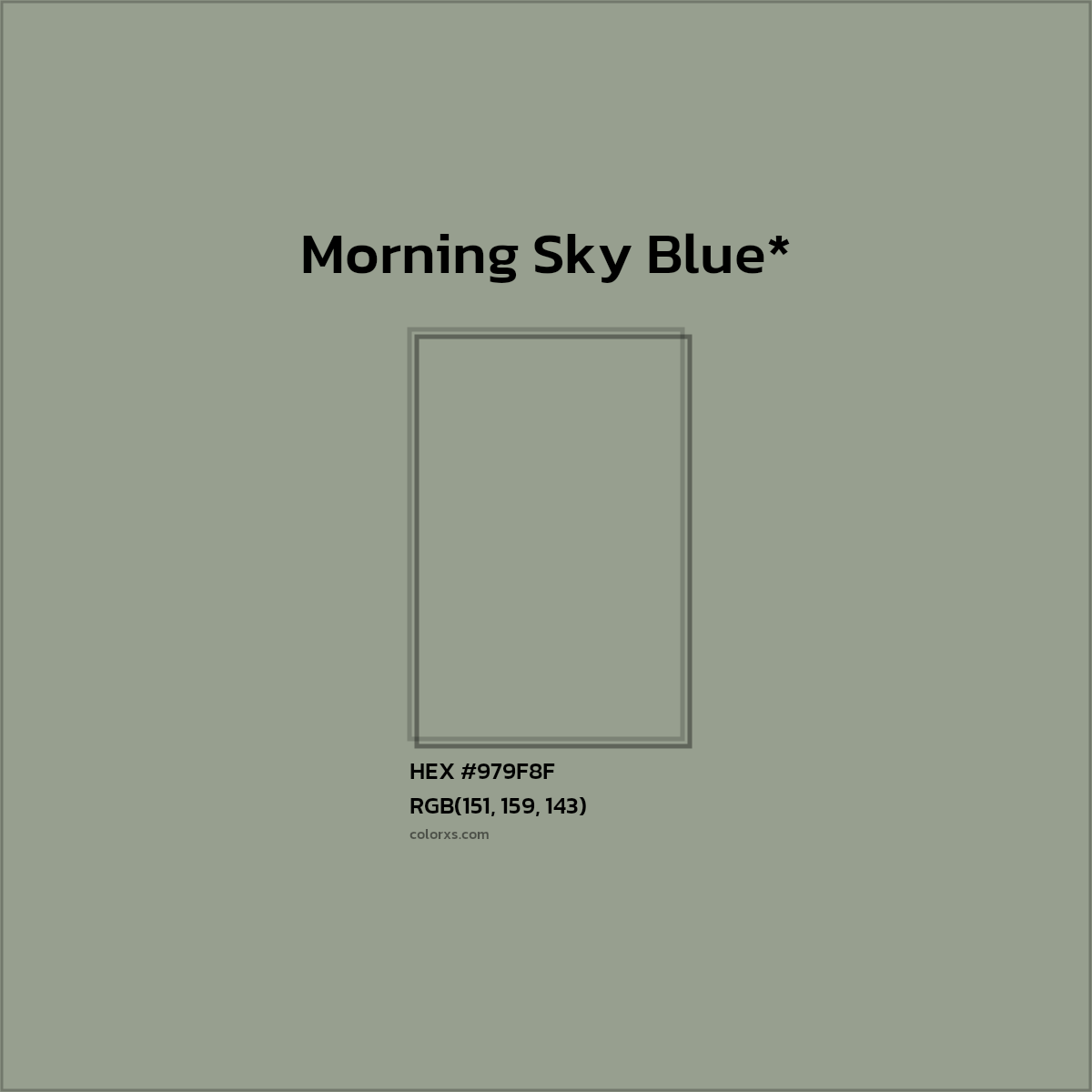 HEX #979F8F Color Name, Color Code, Palettes, Similar Paints, Images