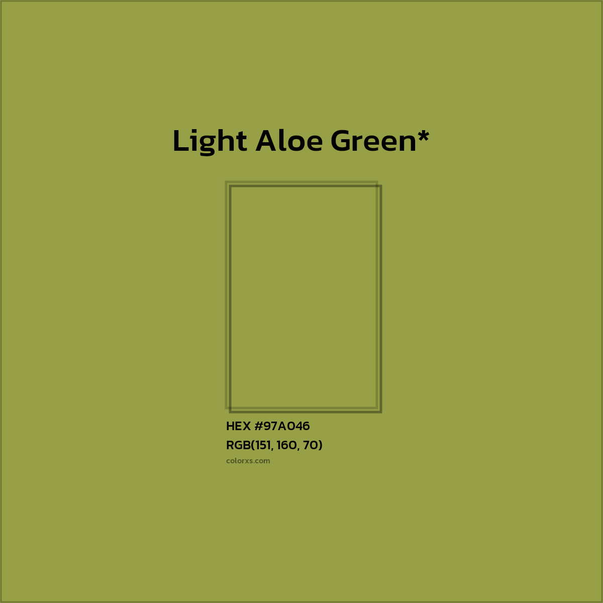 HEX #97A046 Color Name, Color Code, Palettes, Similar Paints, Images