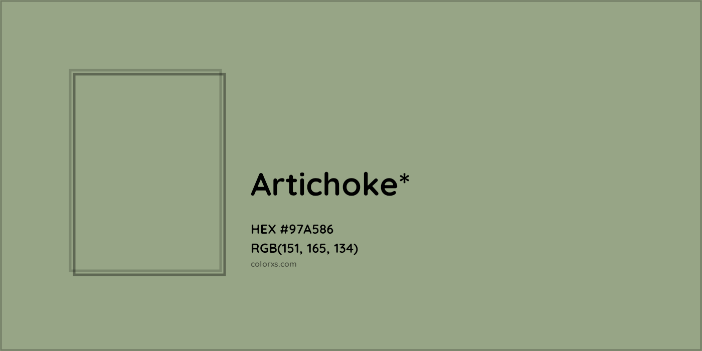 HEX #97A586 Color Name, Color Code, Palettes, Similar Paints, Images