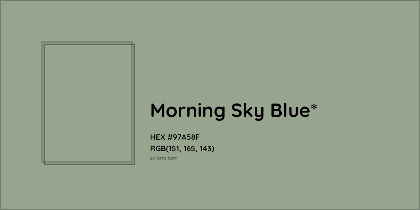 HEX #97A58F Color Name, Color Code, Palettes, Similar Paints, Images