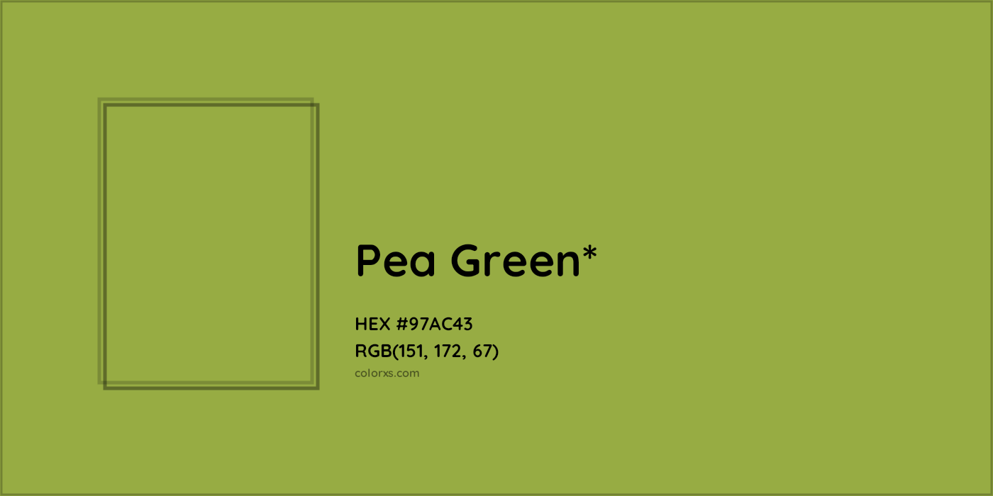 HEX #97AC43 Color Name, Color Code, Palettes, Similar Paints, Images