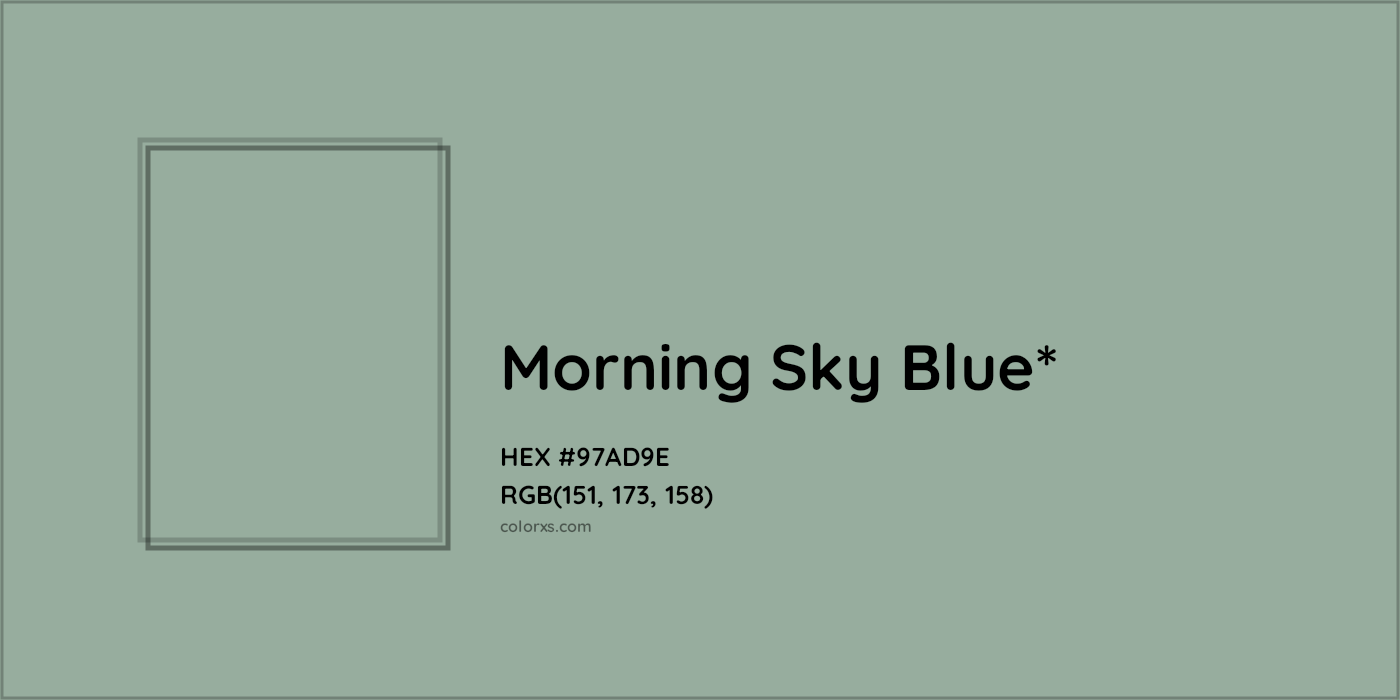 HEX #97AD9E Color Name, Color Code, Palettes, Similar Paints, Images