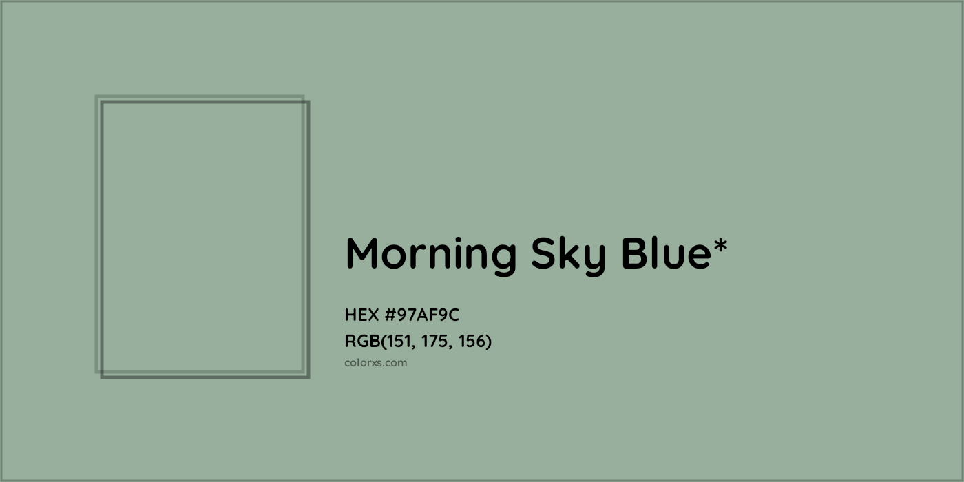 HEX #97AF9C Color Name, Color Code, Palettes, Similar Paints, Images