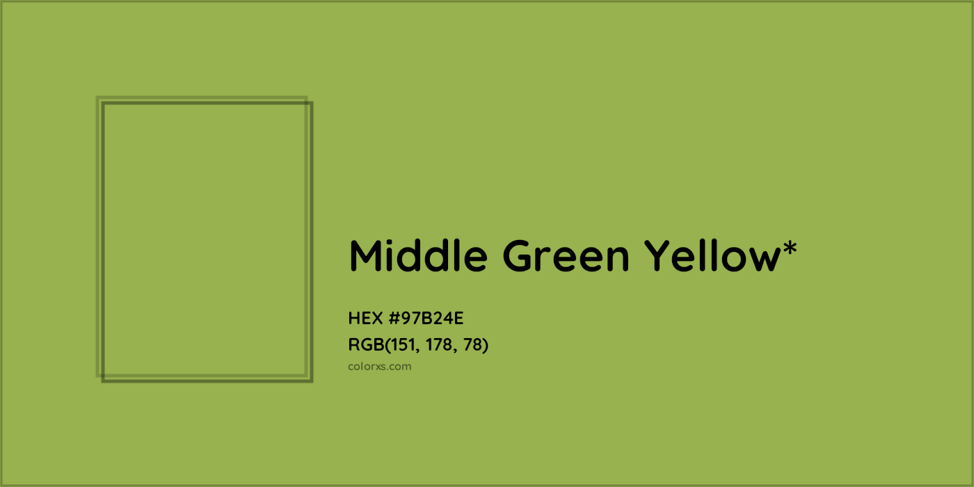 HEX #97B24E Color Name, Color Code, Palettes, Similar Paints, Images