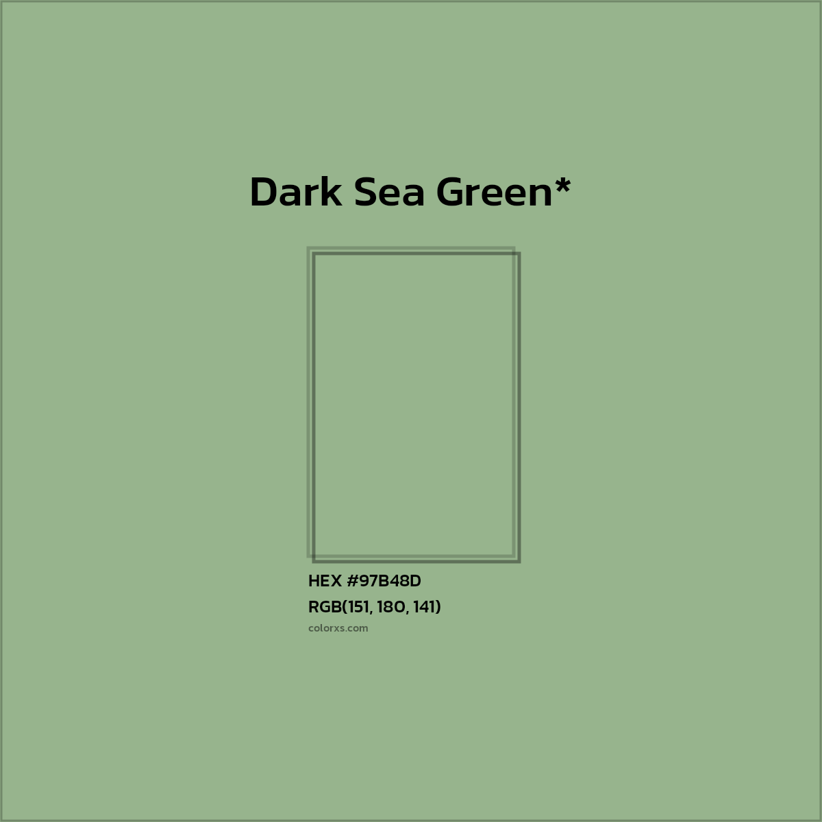 HEX #97B48D Color Name, Color Code, Palettes, Similar Paints, Images