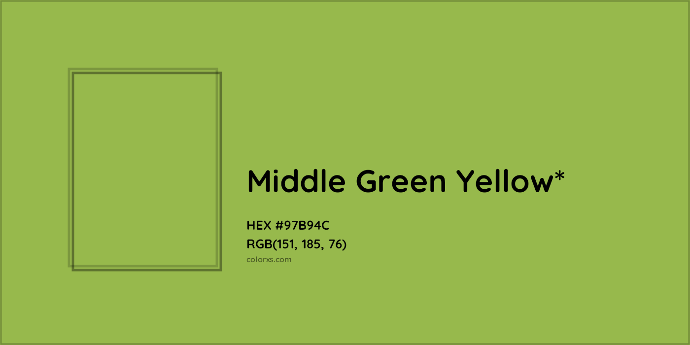 HEX #97B94C Color Name, Color Code, Palettes, Similar Paints, Images