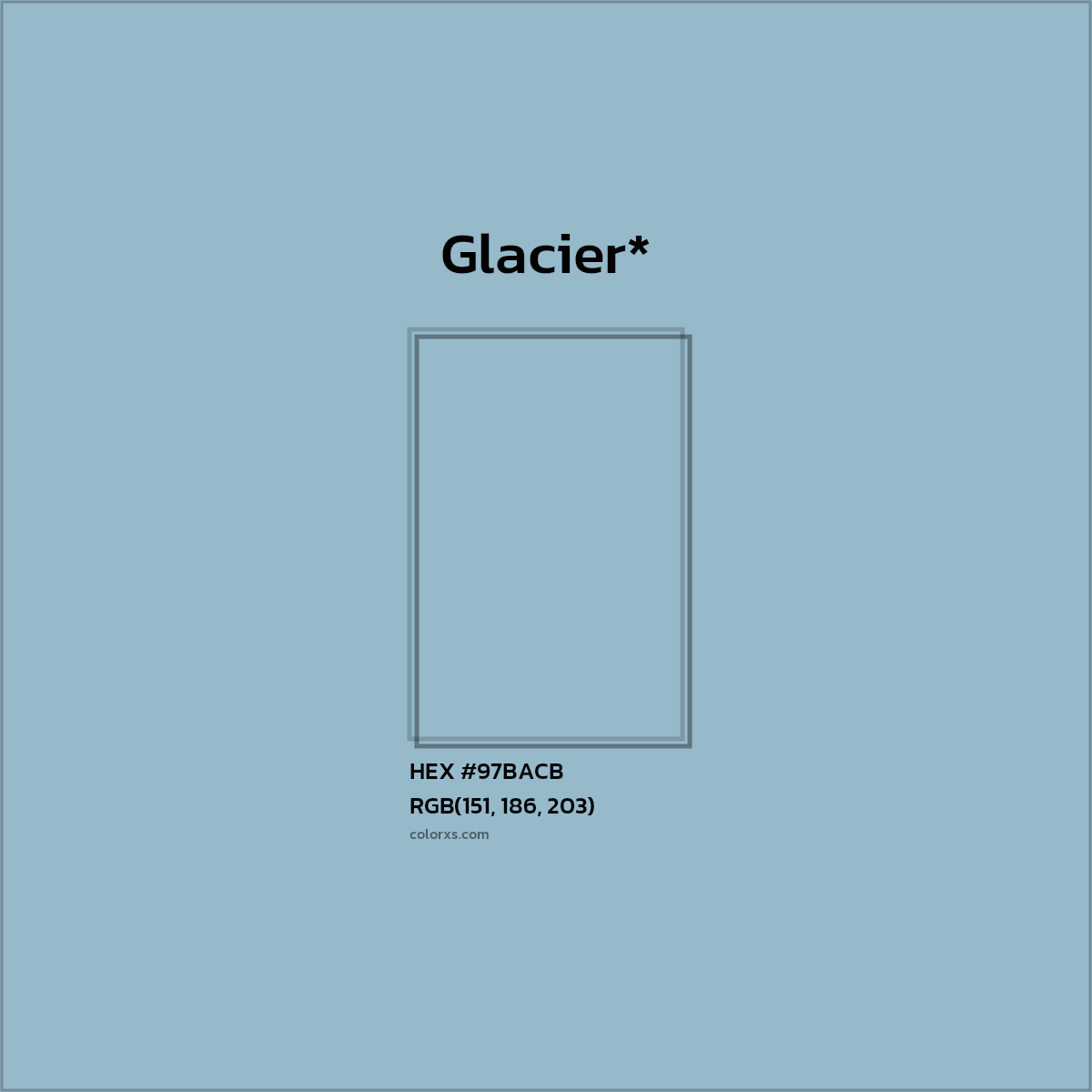 HEX #97BACB Color Name, Color Code, Palettes, Similar Paints, Images