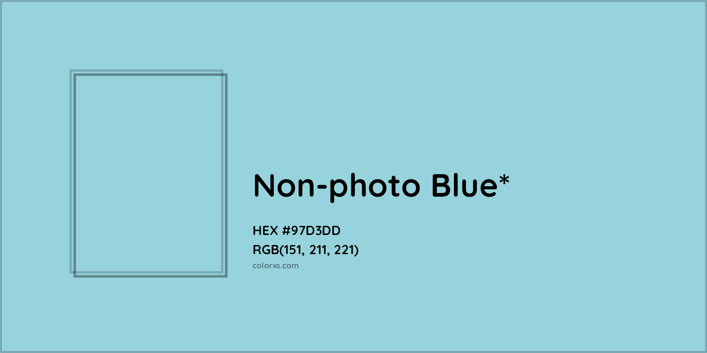 HEX #97D3DD Color Name, Color Code, Palettes, Similar Paints, Images