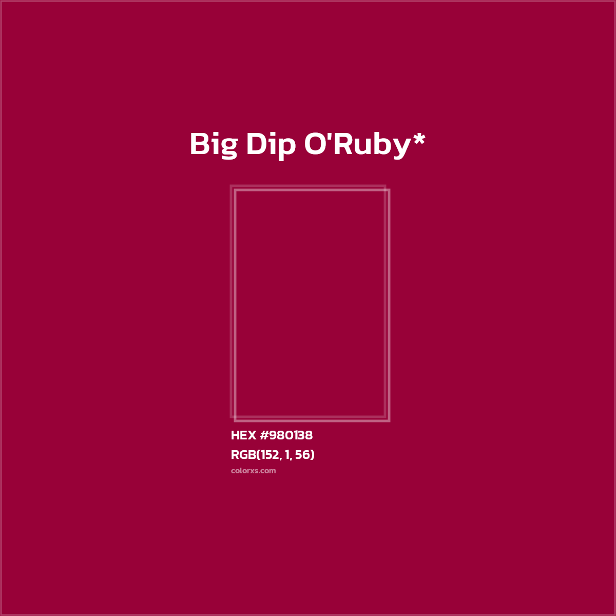 HEX #980138 Color Name, Color Code, Palettes, Similar Paints, Images