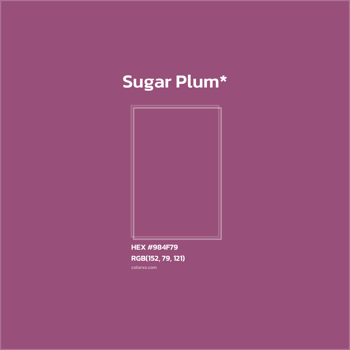 HEX #984F79 Color Name, Color Code, Palettes, Similar Paints, Images