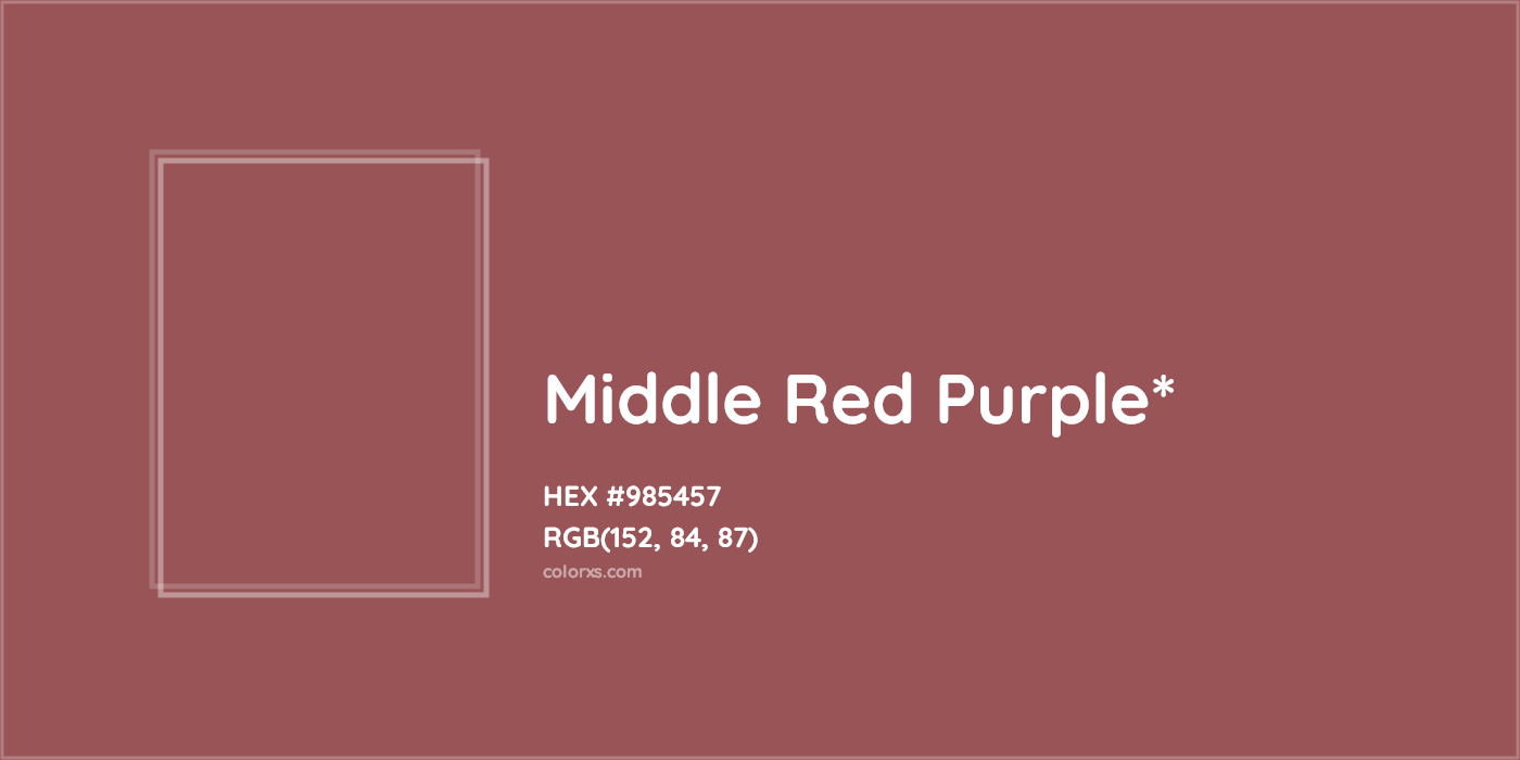 HEX #985457 Color Name, Color Code, Palettes, Similar Paints, Images