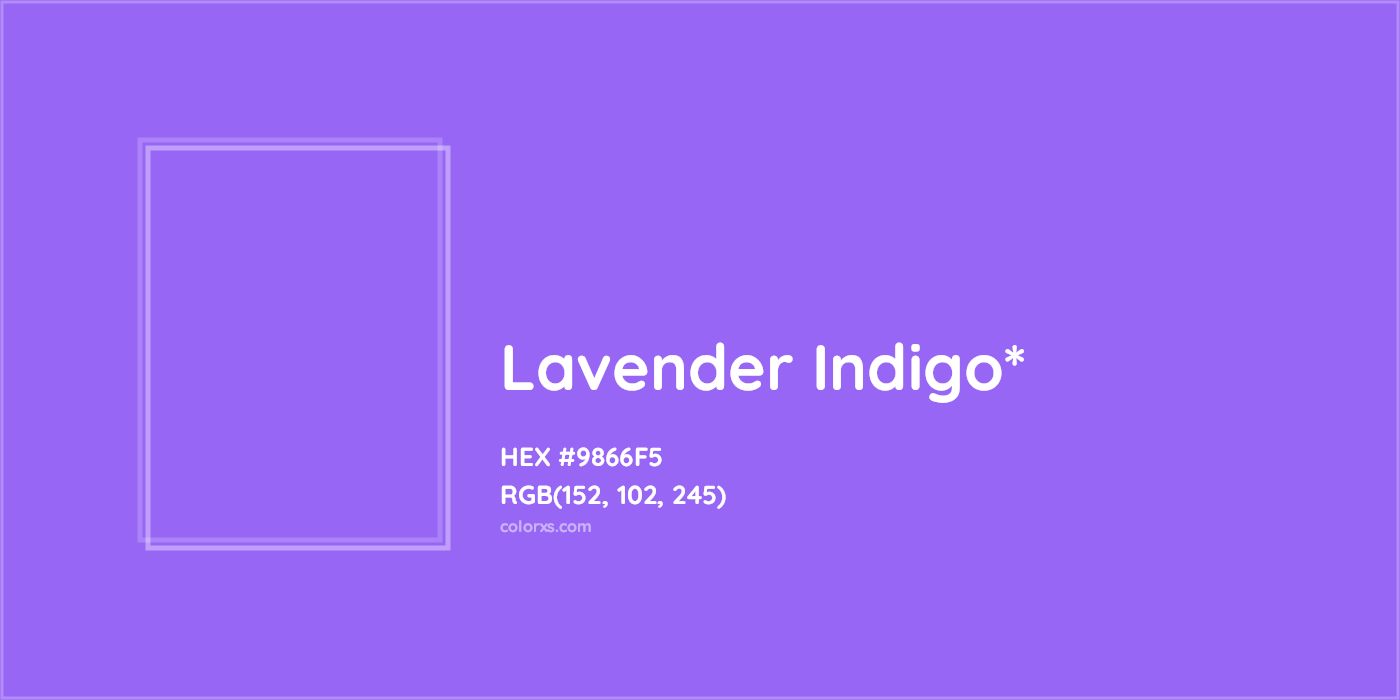 HEX #9866F5 Color Name, Color Code, Palettes, Similar Paints, Images