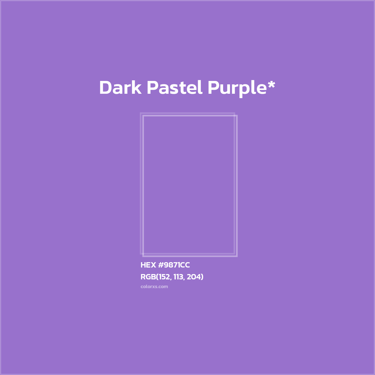 HEX #9871CC Color Name, Color Code, Palettes, Similar Paints, Images