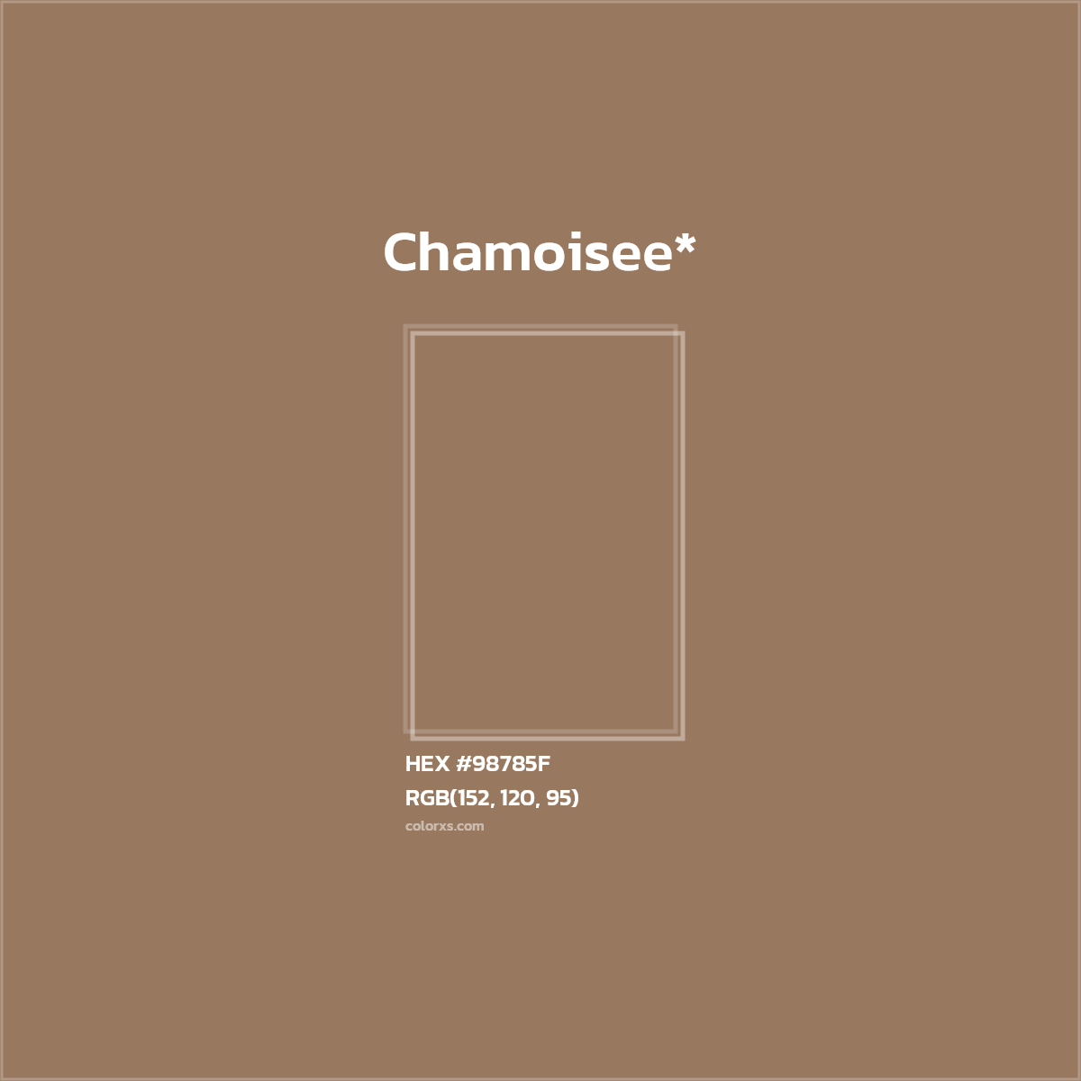 HEX #98785F Color Name, Color Code, Palettes, Similar Paints, Images