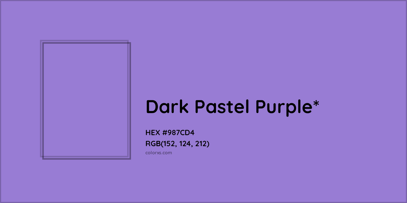 HEX #987CD4 Color Name, Color Code, Palettes, Similar Paints, Images