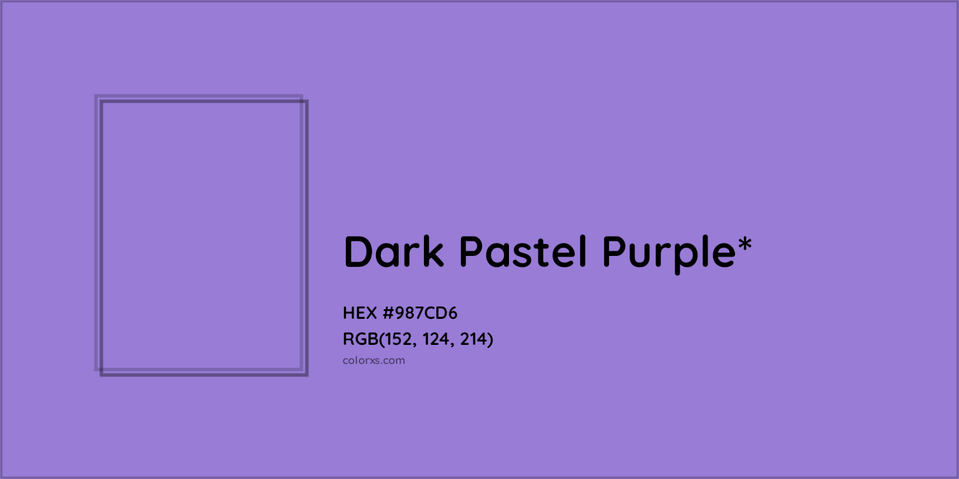 HEX #987CD6 Color Name, Color Code, Palettes, Similar Paints, Images