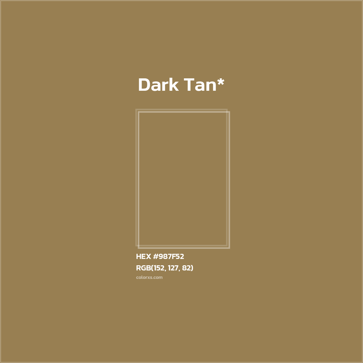 HEX #987F52 Color Name, Color Code, Palettes, Similar Paints, Images