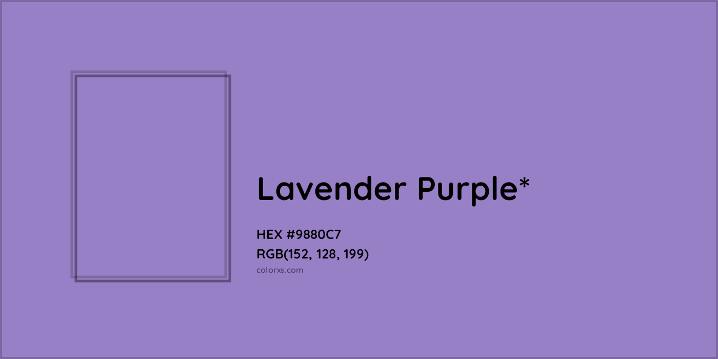 HEX #9880C7 Color Name, Color Code, Palettes, Similar Paints, Images