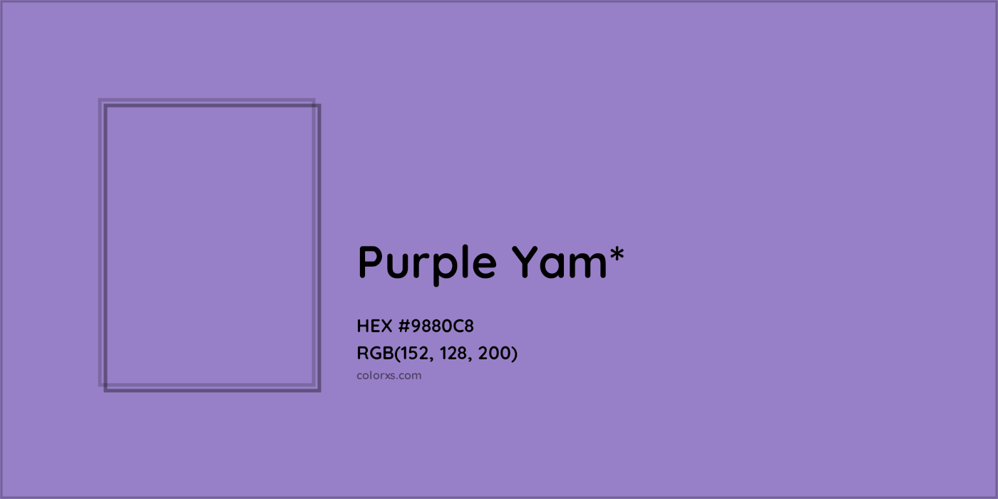 HEX #9880C8 Color Name, Color Code, Palettes, Similar Paints, Images