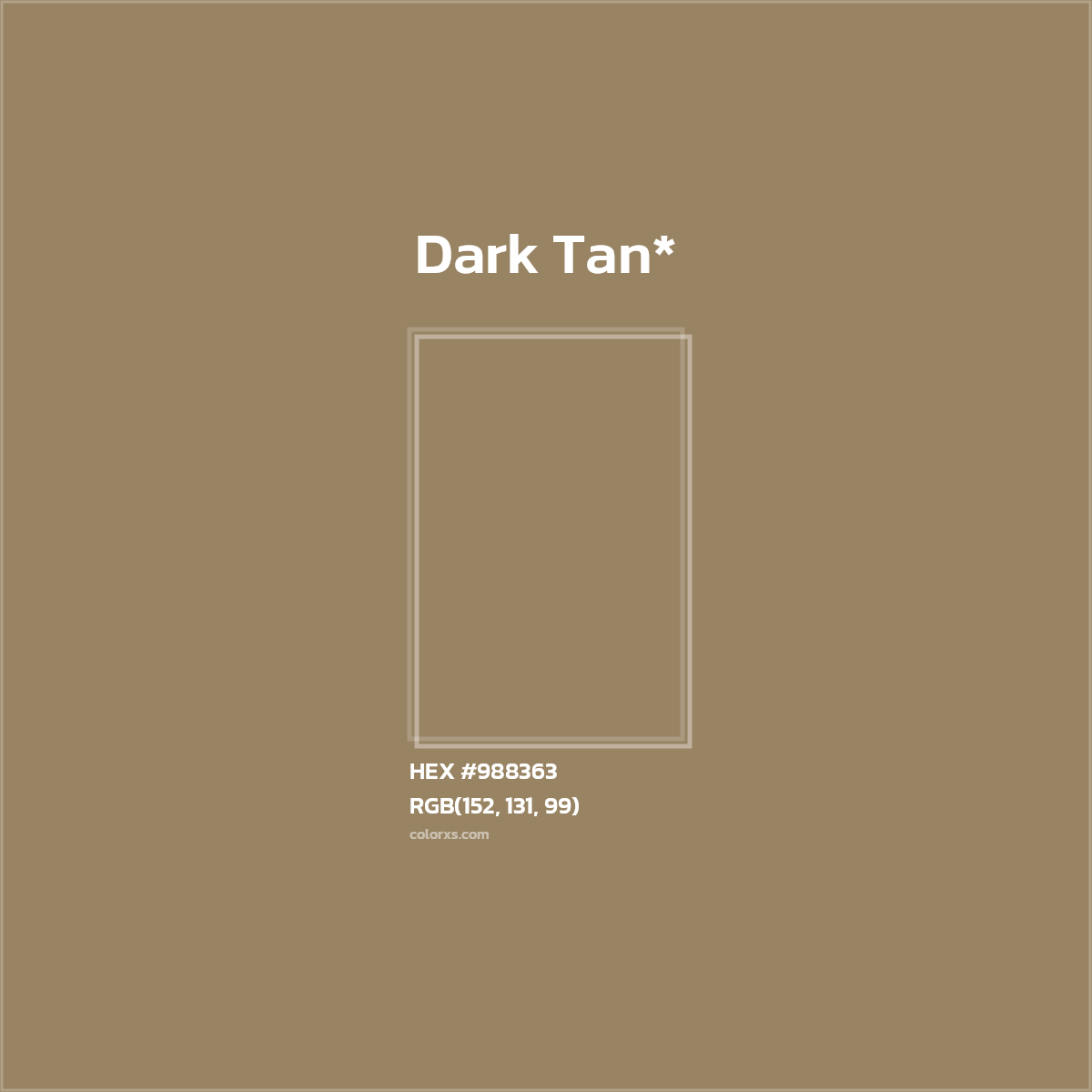 HEX #988363 Color Name, Color Code, Palettes, Similar Paints, Images