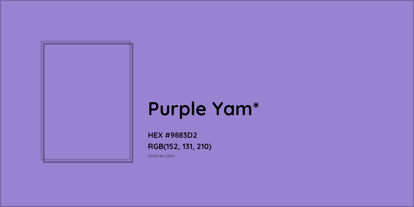 HEX #9883D2 Color Name, Color Code, Palettes, Similar Paints, Images